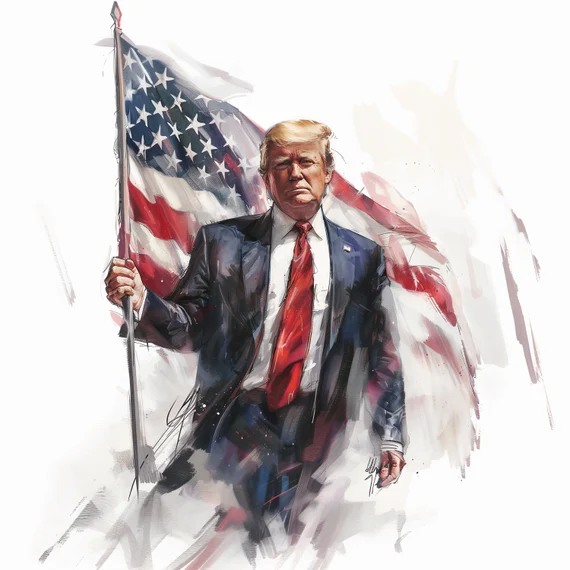 American Patriot big impact artwork